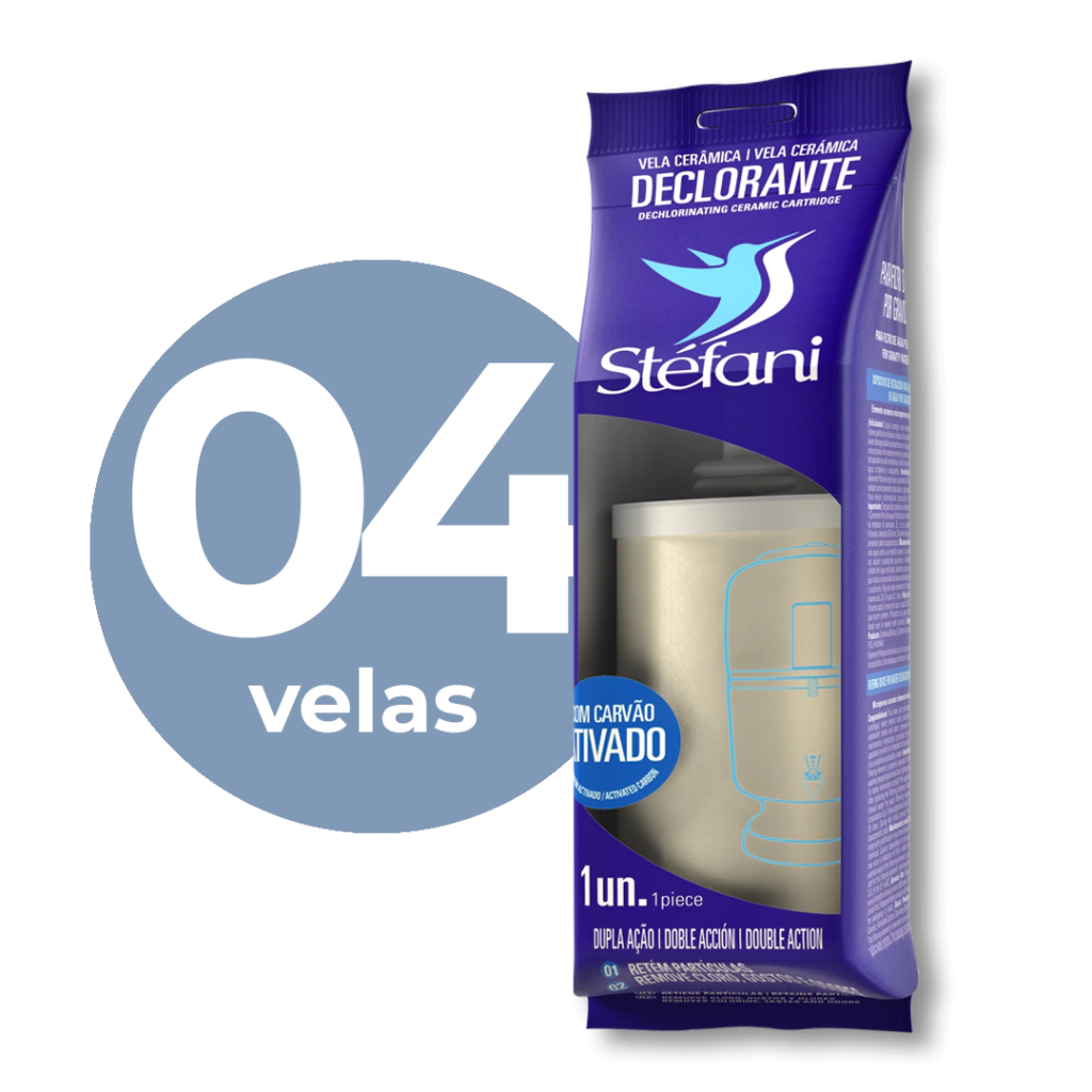 Caixa com 4 - Vela Declorante